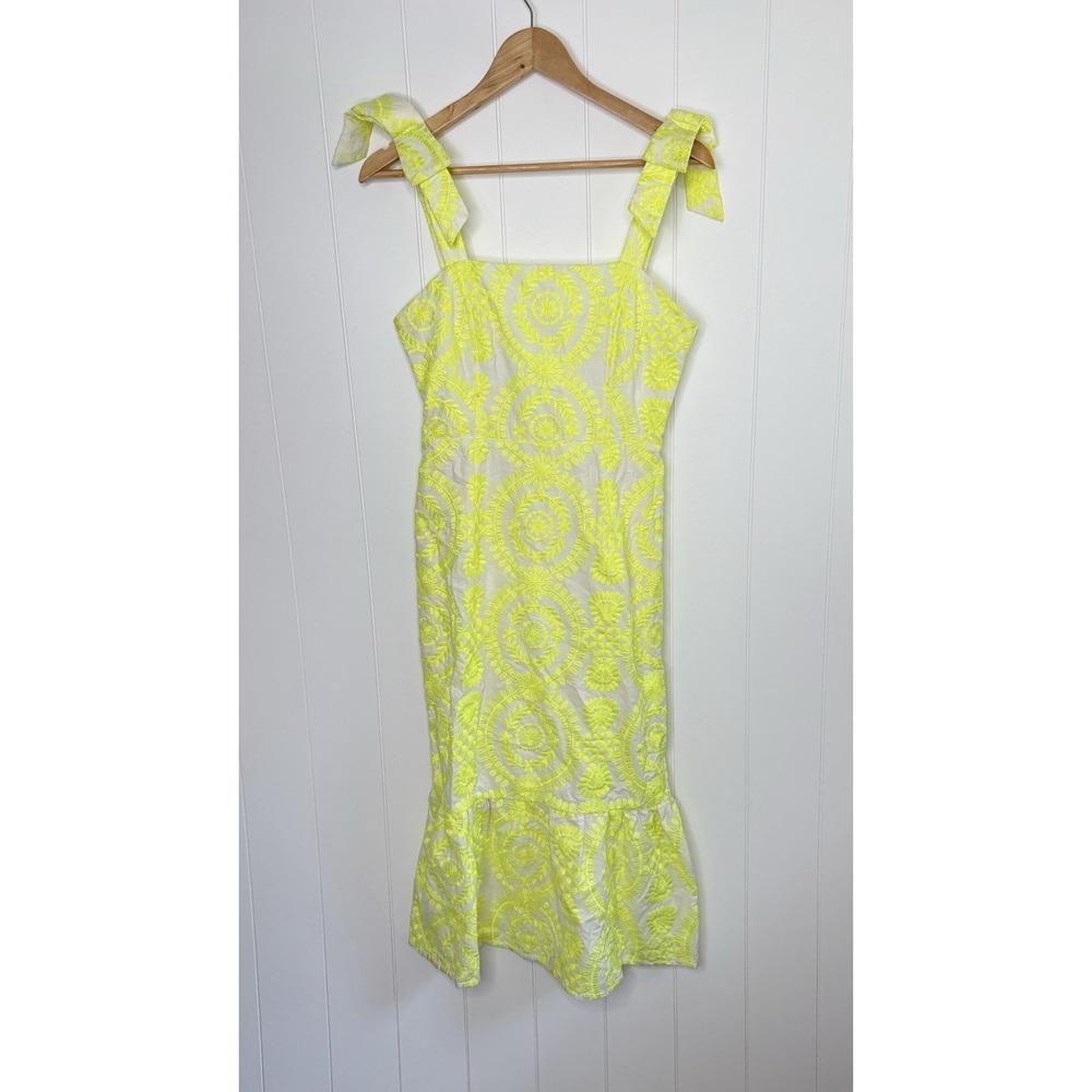 Adelyn Rae Embroidered Neon Maxi Dress Sleeveless Mermaid‎ Size S - Picture 2 of 13